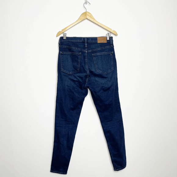Madewell 10" High Rise Skinny Jeans Women's Hayes Wash F4684 stretch cotton 29 - Picture 6 of 9